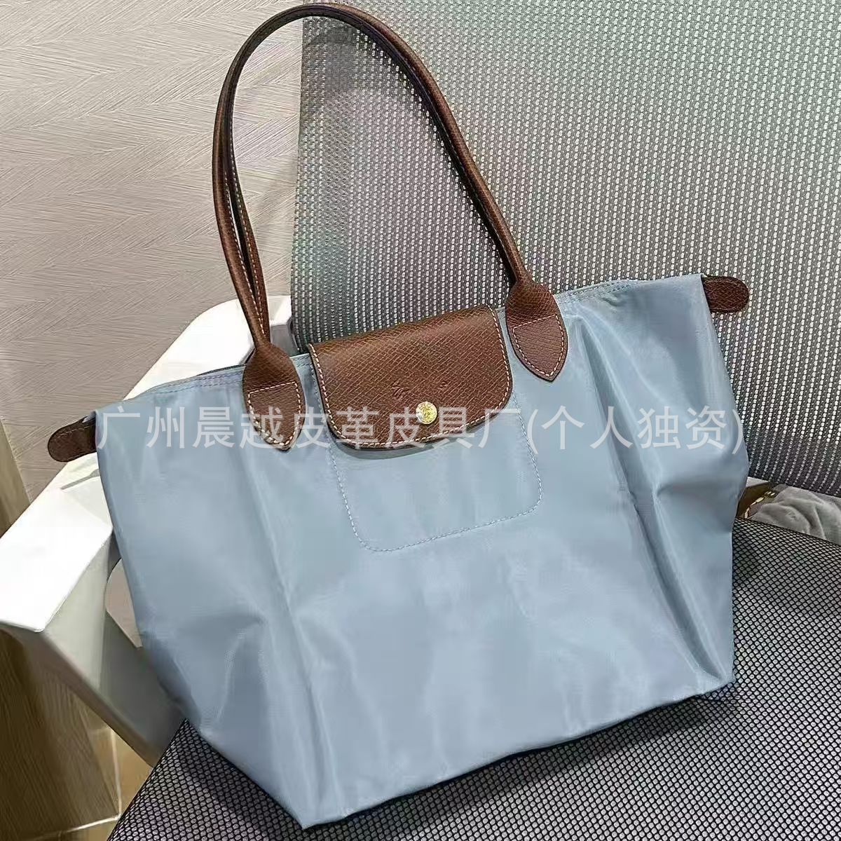 Longxiang classic nylon dumpling bag large capacity tote bag shoulder crossbody bag foldable fashion commuter bag for women