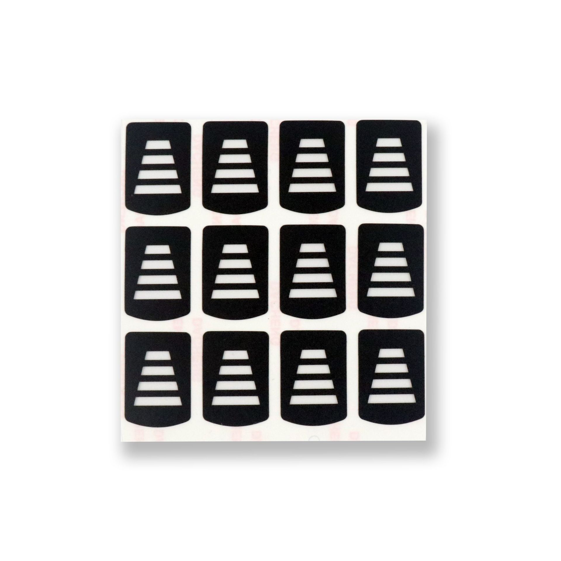 Membrane switch button surface sticker, power digital display smart switch panel, digital thermostat button panel