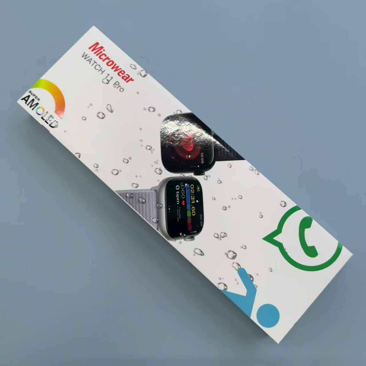 Huaqiangbei cross-border new W11pro micro-wearable WATCH S11 smart watch with large memory, high-definition and large-screen GPS