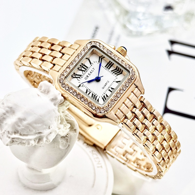 GREALY waterproof watch women's cross-border watch light luxury retro watch fashion quartz watch women's watch high-end