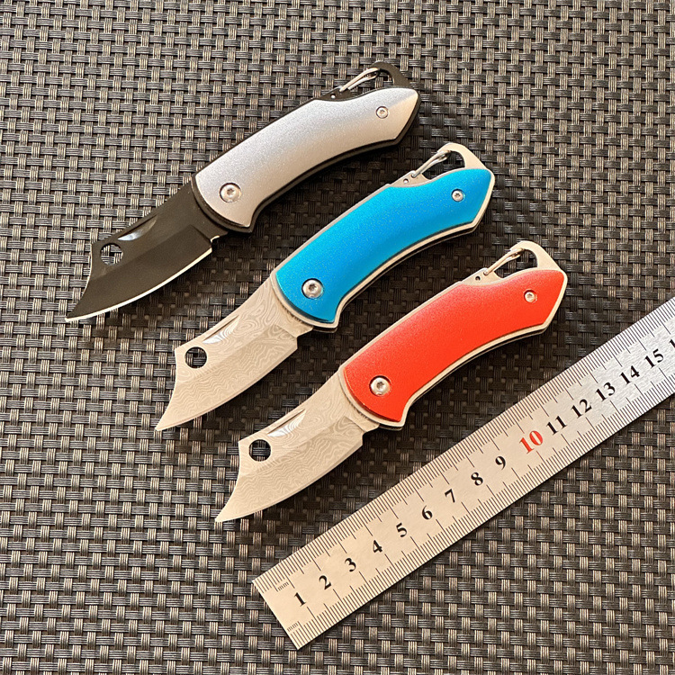 Multifunctional folding knife, portable key, self-defense tool, outdoor equipment, portable, exquisite delivery knife