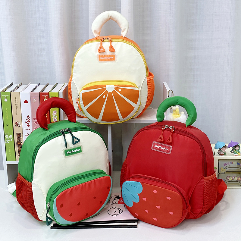 Kindergarten school bag, children's small fresh bag, cute backpack for boys and girls, cartoon doll outing travel bag