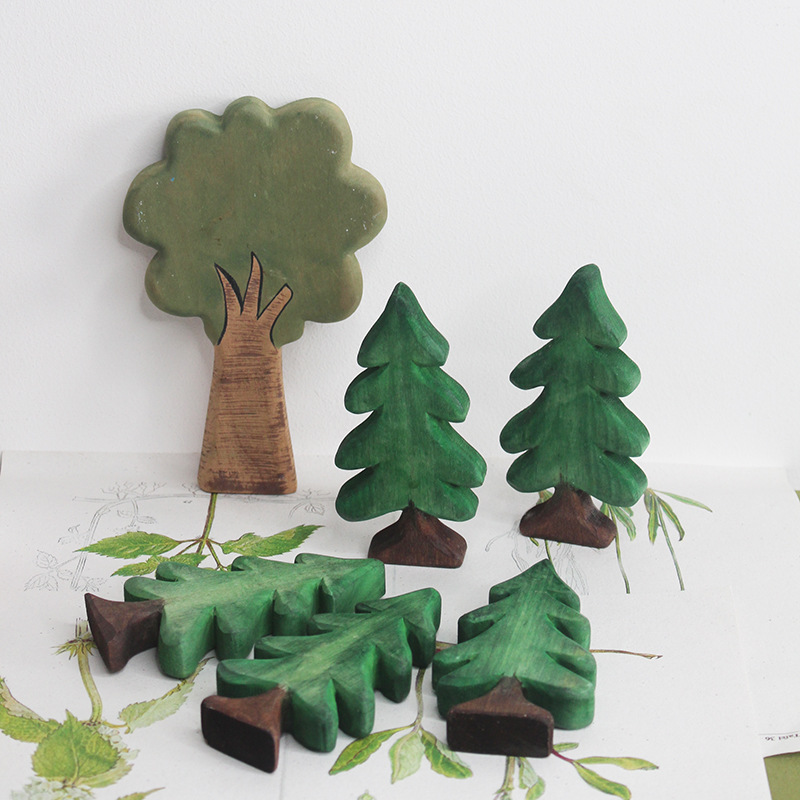 Aoki Fan Christmas ornaments decoration gifts desktop window display station Christmas tree material small pine tree gift