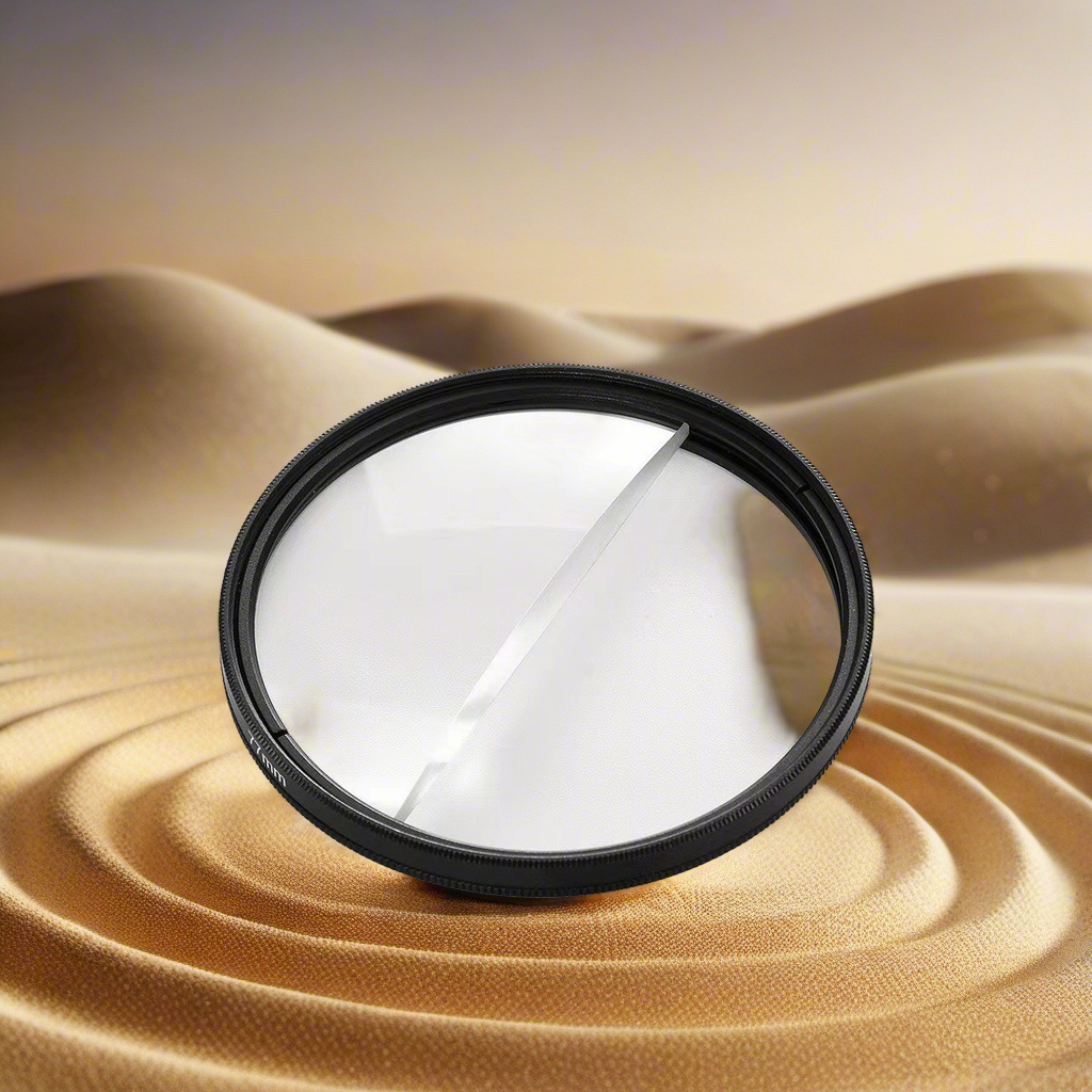 Photography and video foreground blur, film and television props, split refractive prism, SLR camera lens accessories, special effects filter