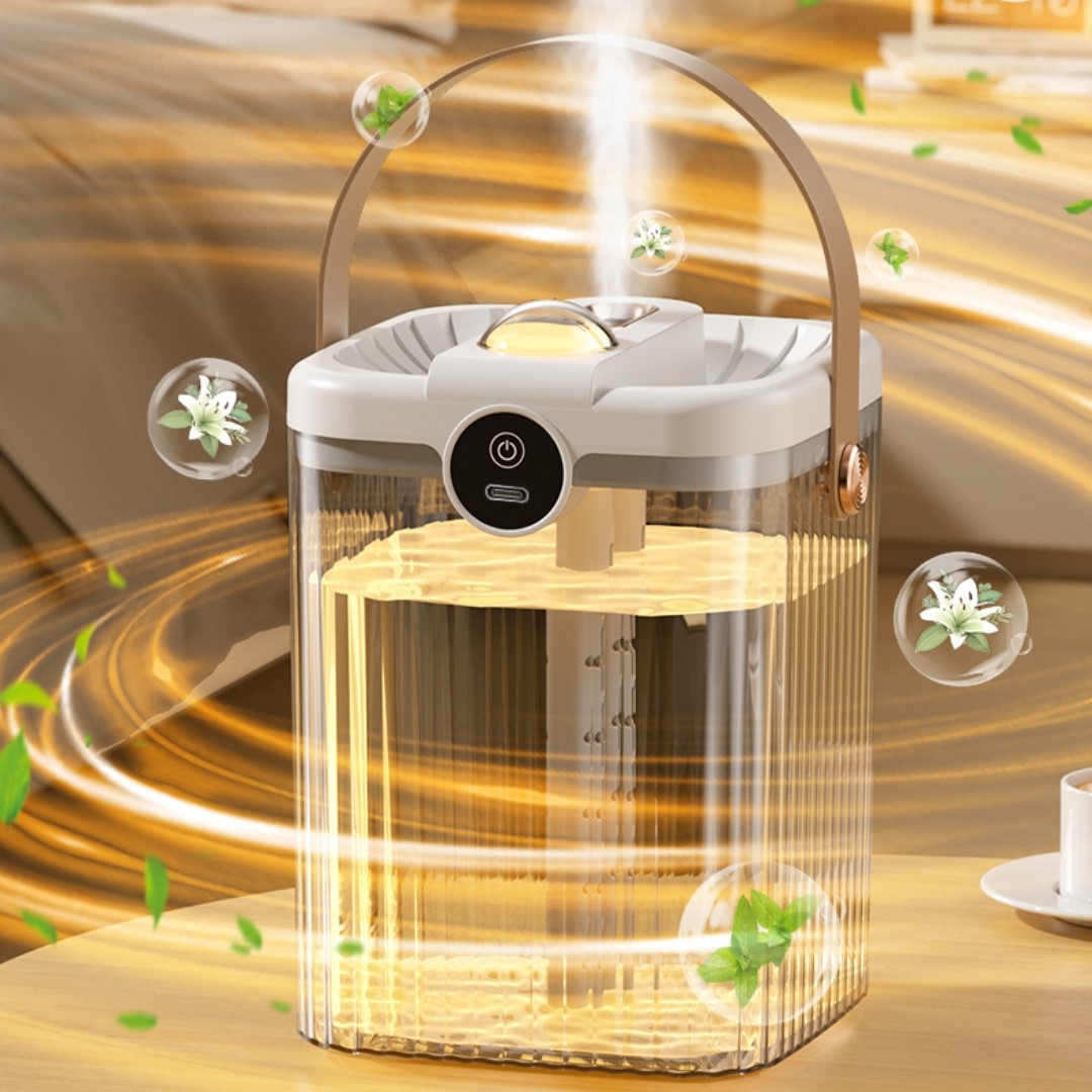 Humidifier new large-capacity sprayer dual spray home dormitory office air purifier night light aromatherapy machine