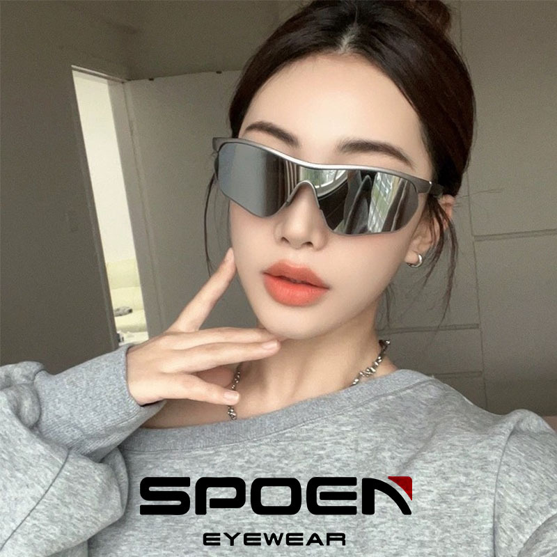 2025 Cross-border New Outdoor Sports Sunglasses Cycling Mountaineering Windproof Glasses Anti-UV Sunglasses for Men