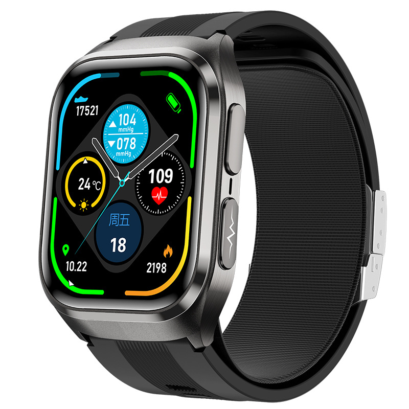 Cross-border popular smart watch S17 Bluetooth call blood pressure ECG NFC heart rate sleep exercise body temperature SOS