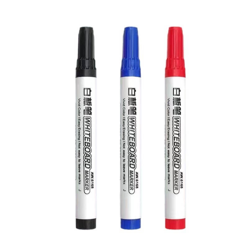 Whiteboard pen wholesale easy-to-wipe blackboard pen large-head pen teaching teacher office supplies water-based black marker pen 6