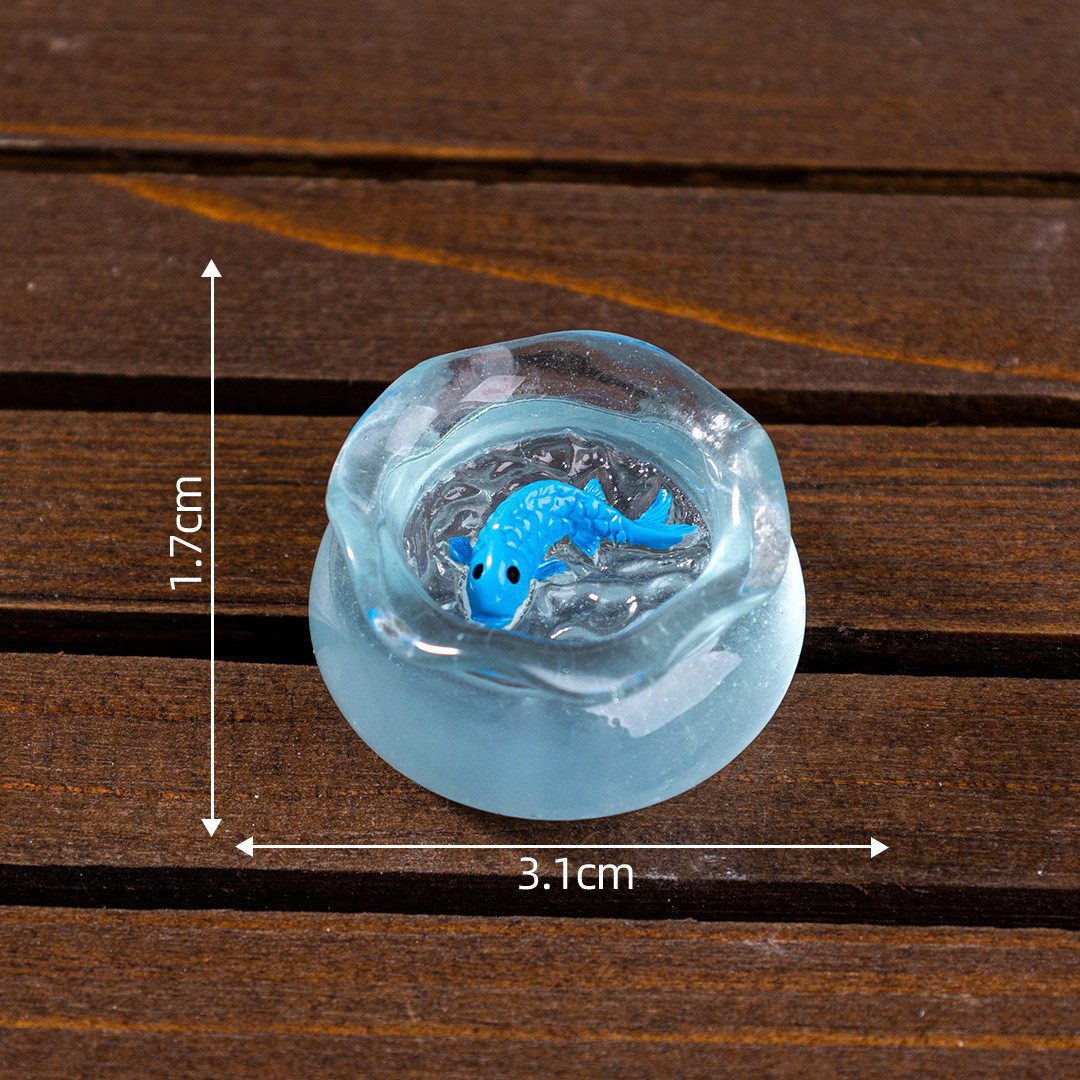 Micro landscape creative simulation small fish tank goldfish house landscaping diy decoration accessories mini desktop small ornaments