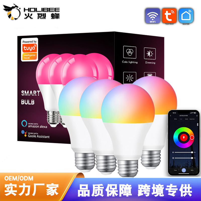 LED graffiti wifi smart bluetooth light bulb app controls graffiti rgb bulb color changing led light bulb
