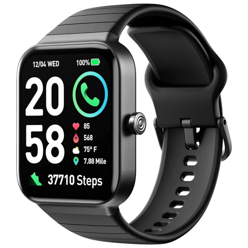Popular IDW15 Smart Watch 1.8" Alexa Fitness Watch Tracker Heart Rate Monitoring Sleep Calories