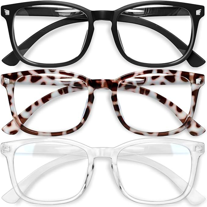 2025 cross-border European and American square frame high-end sense four-season universal plain frame goggles anti-blue light radiation glasses