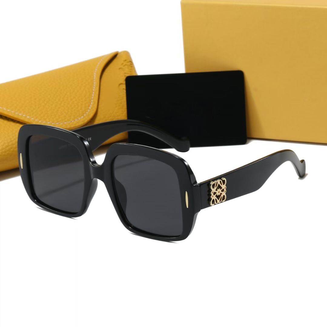 Luojia sunglasses new style sunglasses small fragrance style advanced anti-UV square frame sunglasses lw50076
