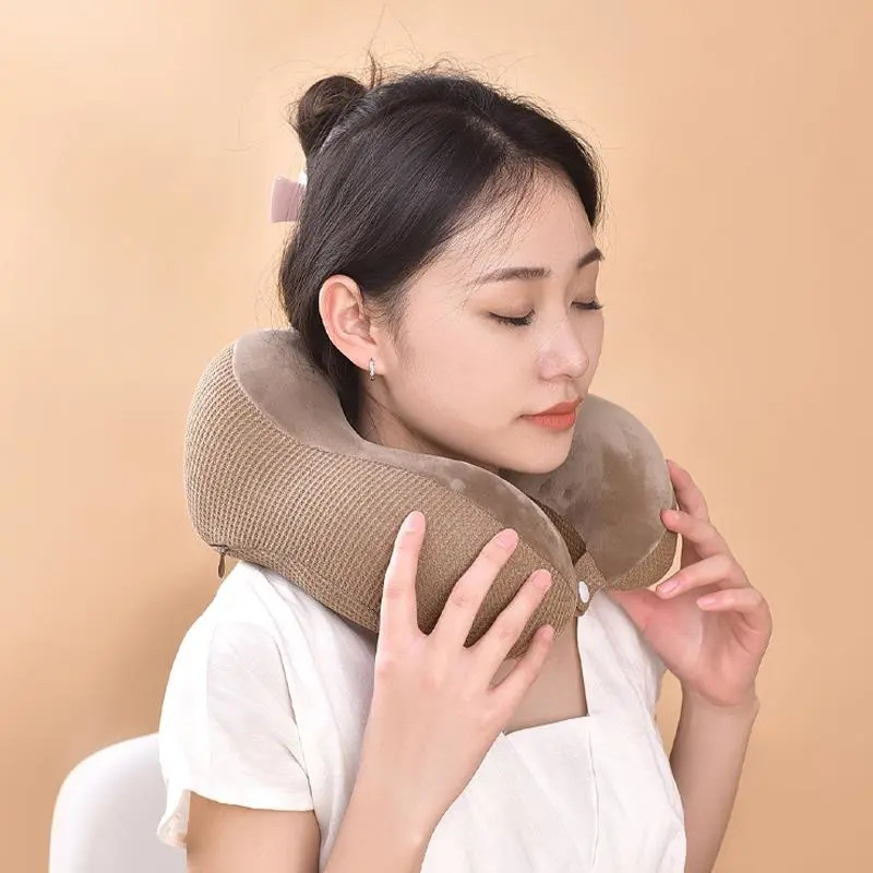 U-shaped pillow neck pillow neck pillow memory foam aircraft pillow neck pillow student travel sleeping portable u new style no