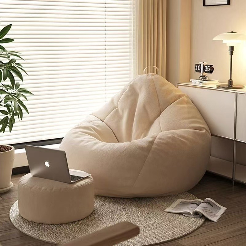Internet celebrity carefully selected lazy sofa, reclining and sleeping single bean bag sofa, children's balcony reclining Japanese style simple lounge chair