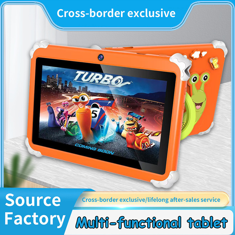 7-inch Android smart children's laptop tablet anti-wifi bluetooth cross-border wholesale manufacturer direct supply