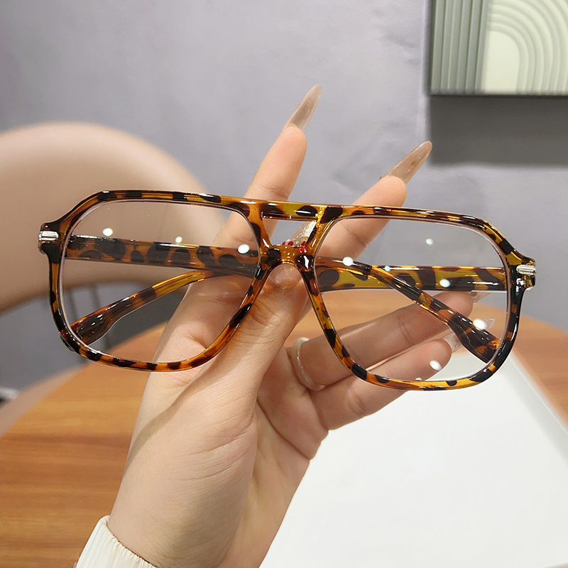 2025 New Anti-Blue Light Internet Celebrity Same Style Glasses for Women Myopic Glasses Frame No-Dimension Plane Glasses for Men Computer Glasses 2392