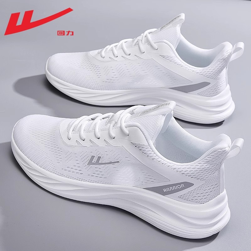 Pull back men's shoes 2025 new sports shoes for men spring and autumn mesh breathable lightweight soft sole shock-absorbing running shoes for men