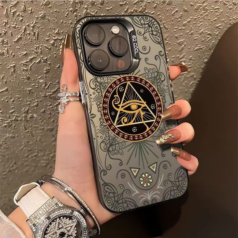 The all-seeing eye is suitable for Apple 16Pro cross-border mobile phone case iPhone15Pro Europe and America 14 new model 13 advanced 12