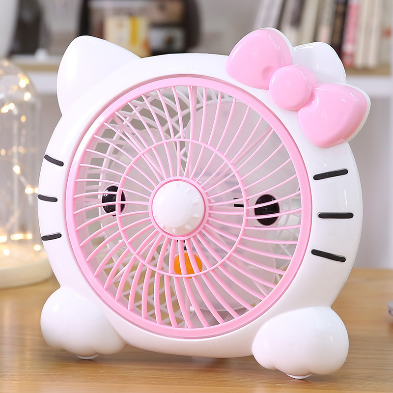 Desktop mini small fan dormitory cartoon small fan home desktop portable small fan gift wholesale