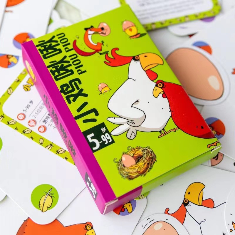 Chicken Tweet Board Game Grow Up Children 5-8 Years Old Casual Party Card Game Puzzle Children's Day Gift