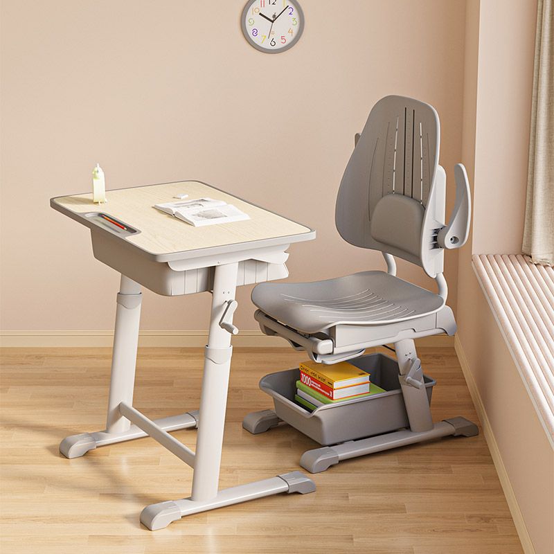 Lunch break desks and chairs reclining multifunctional school training class primary and secondary school students and children liftable study table set