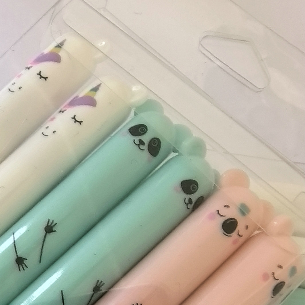 Office culture pet gardening stationery set pen children's school student learning stationery set combination erasable pen