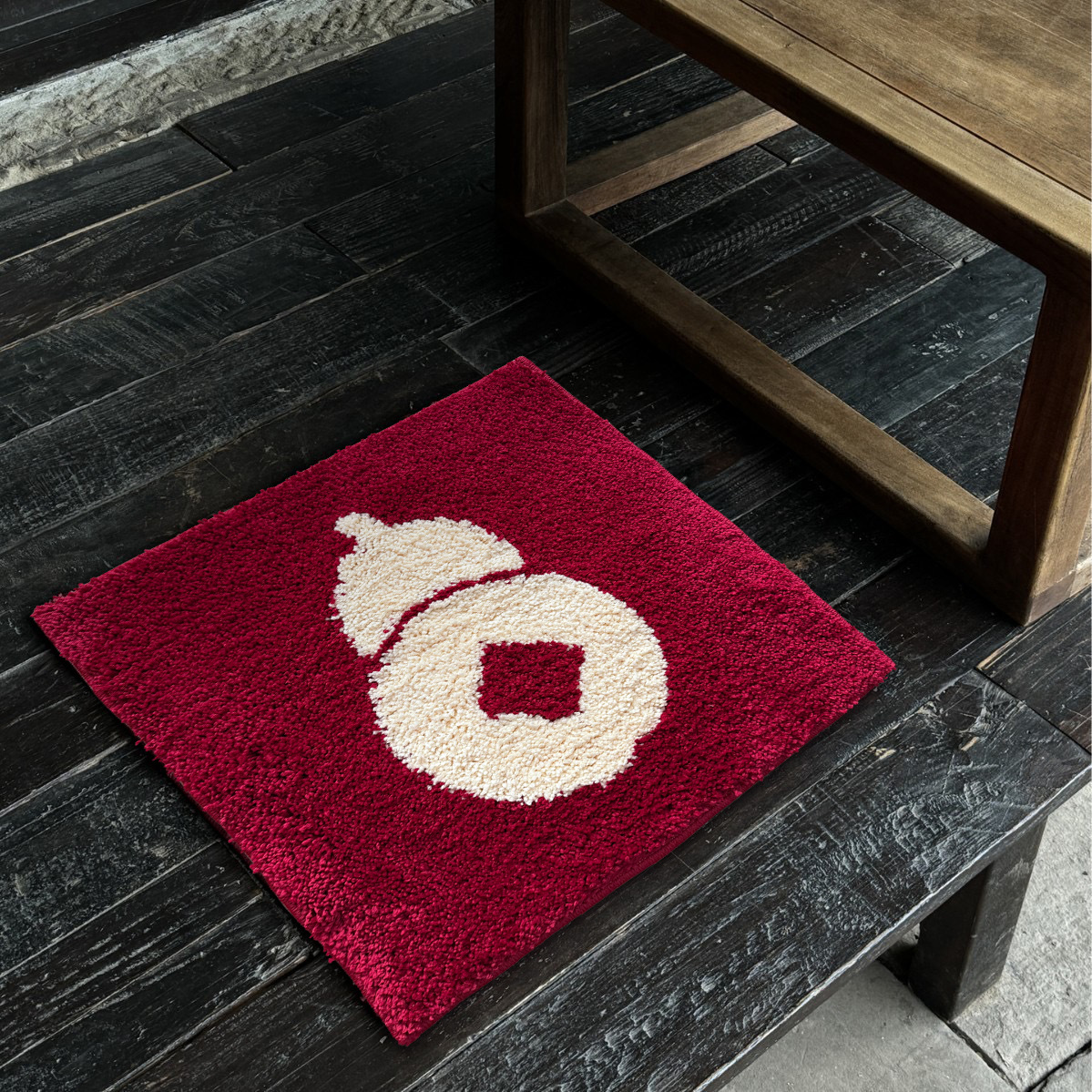 Anti-slip tufted chair cushion, gourd, Fulilaicai home furnishings, office anti-cold long-term sitting cushion, multi-functional flocking cushion