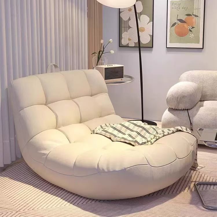 Internet celebrity lazy sofa reclining and sleeping bean bag caterpillar recliner bedroom small sofa balcony leisure single seat