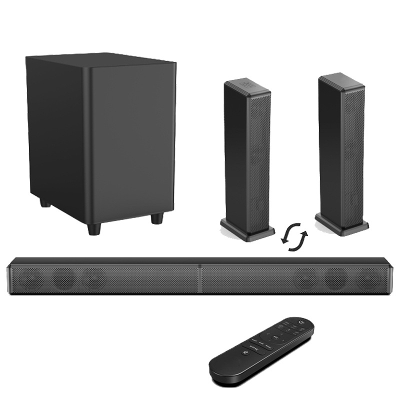 Factory 2.1 Channel TV Home Sound Bar with Subwoofer 2-in-1 Bluetooth 5.3 Surround Sound Theater