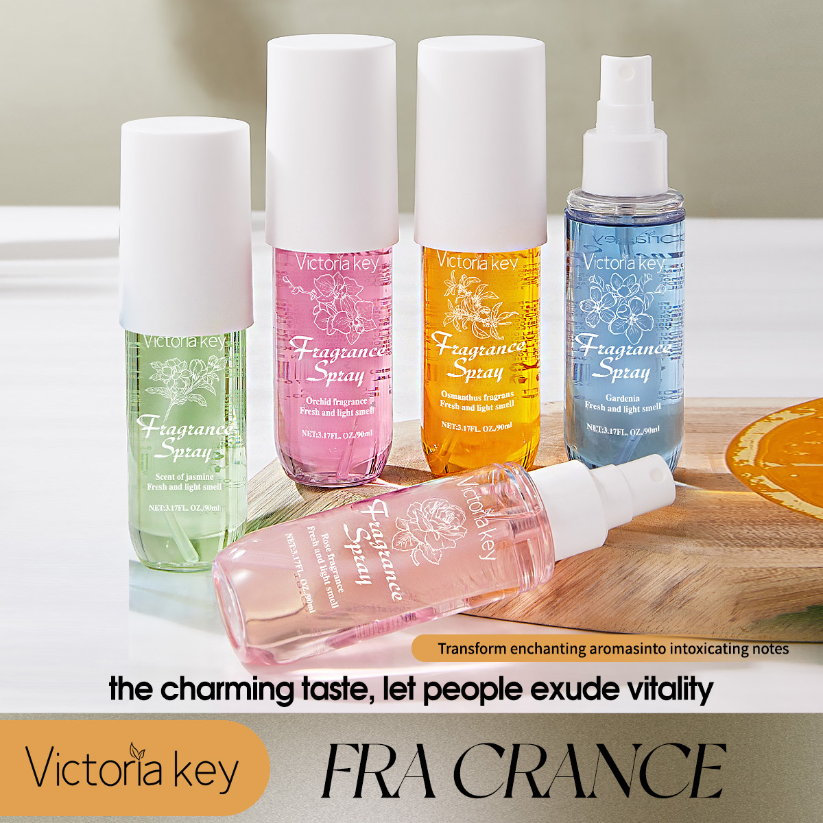 Cross-border English version Victoriakey Vanilla Spray Perfume Brazilian Body Hair Fragrance Spray Deodorant