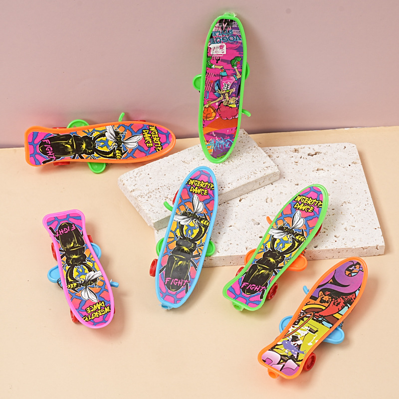 Ejection scooter, children's educational toys, press ejection car, wind-up toy, kindergarten prize gift 3