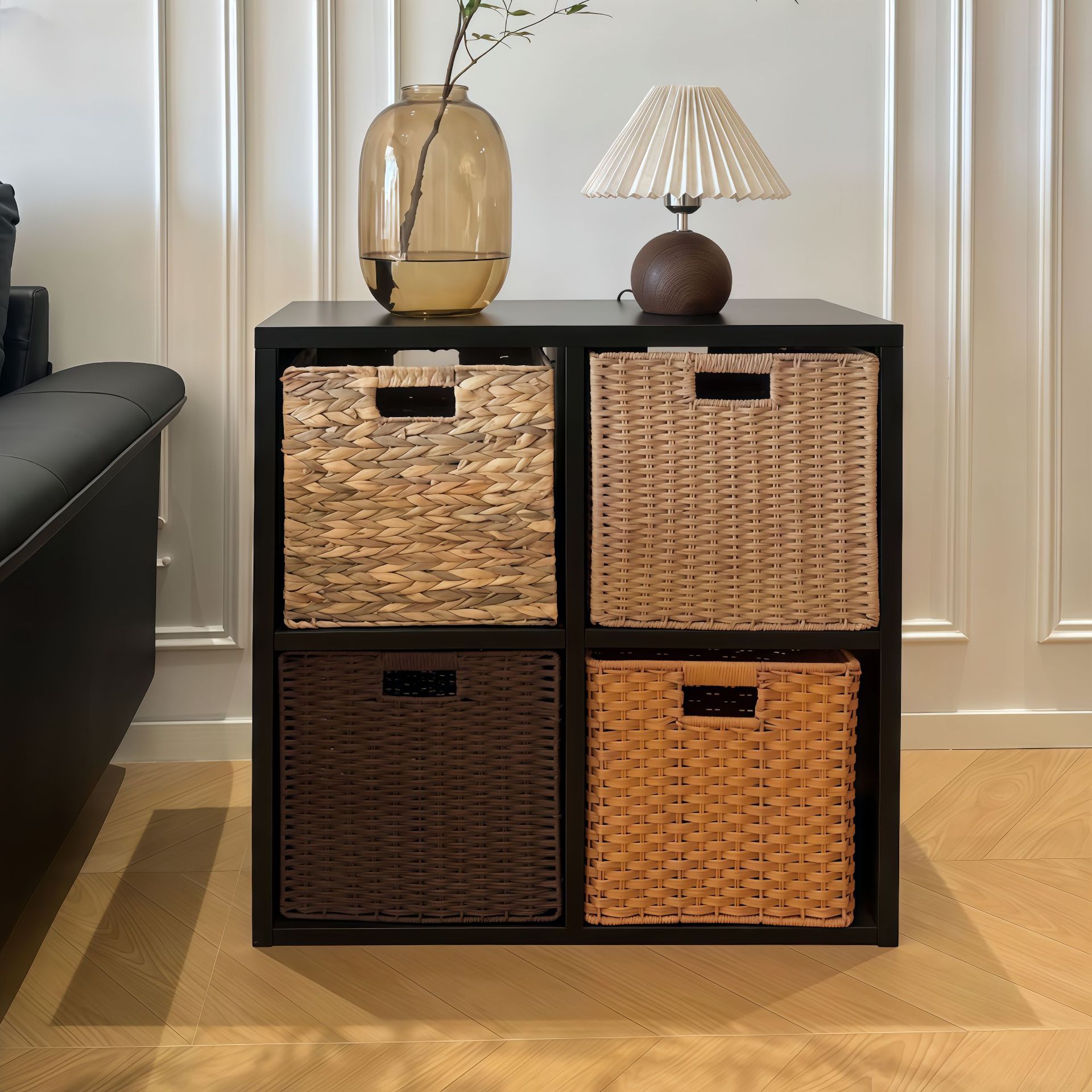 Steel home lattice cabinet TV bookcase free combination cabinet wrought iron cabinet children's bookshelf steel bookcase floor cabinet