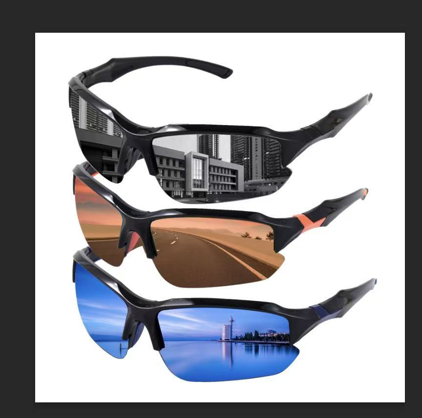Cross-border women's windproof sunglasses polarized sunglasses men's sunglasses new outdoor cycling glasses UV protection