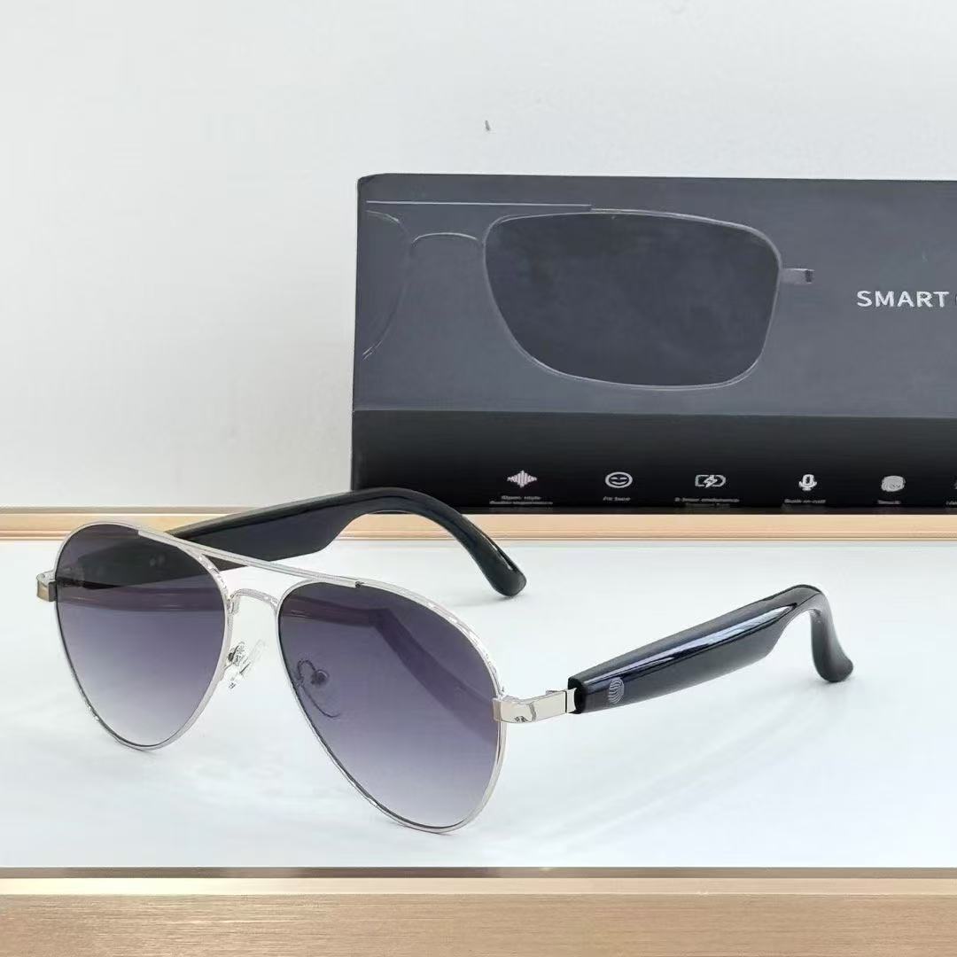 AI Smart Bluetooth Glasses Hi-Fi Stereo Ergonomic Air Sense Wearing Sunglasses Bluetooth Calling