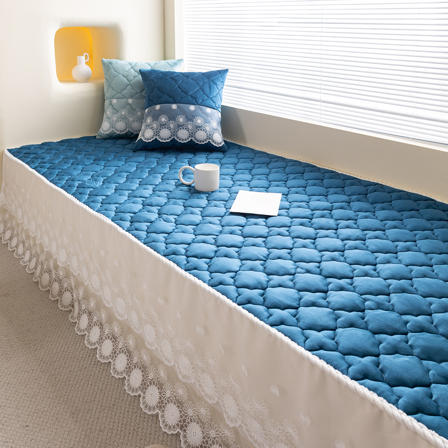 Bay window mat window sill mat universal anti-slip new thickened balcony decorative mat bedroom tatami blanket custom-made