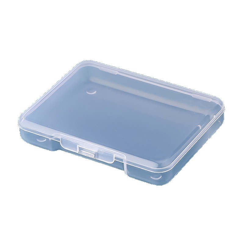 Transparent pp box rectangular parts tool storage box fishing gear jewelry packaging box card business card sorting plastic box 6
