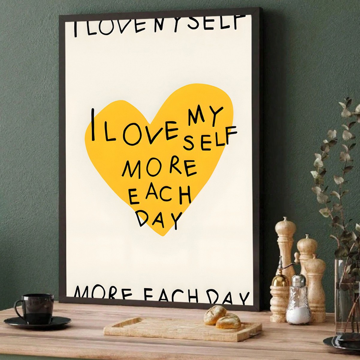 Canvas wall art movie love poster living room bedroom decoration framed mural home restaurant office hanging painting