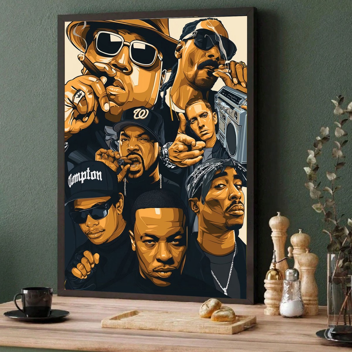 Canvas wall art movie poster living room and bedroom decoration frameless mural home dining room office hanging picture-3