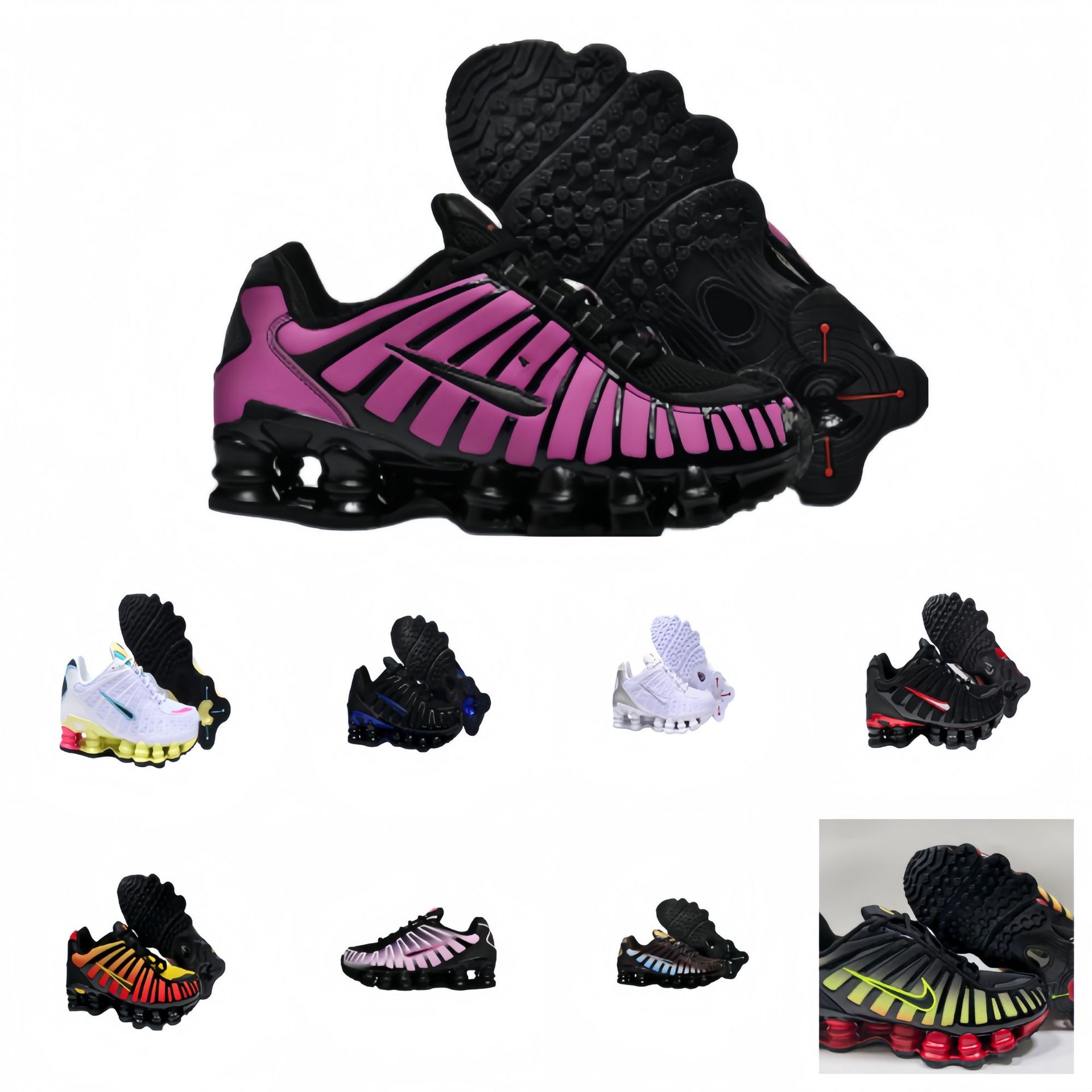 Putian Shoes ShoxTL-13 Air Cushion Pillar Men's and Women's Sports Shoes Air Cushion Increased Cushioning Sports Casual Shoes