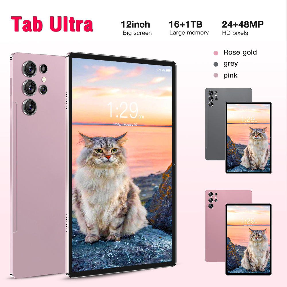 New popular cross-border tablet computer Tab Ultra 16+1TB Android 10.1 HD screen foreign trade source wholesale