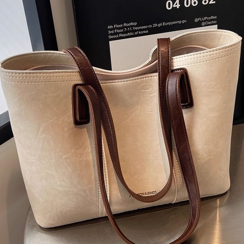 Large Capacity Women's Shoulder Bag 2025 New Fashion Work Commuting Trendy Handbag Large Bag Trendy Tote Bag