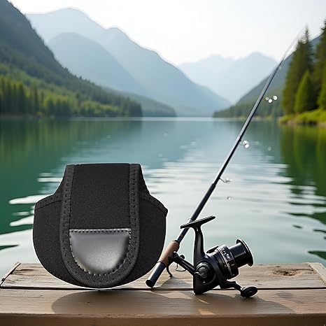 Fishing reel cover, rotating baitcasting reel, fashionable protective sleeve, storage bag, storage bag, suitable for lure reels