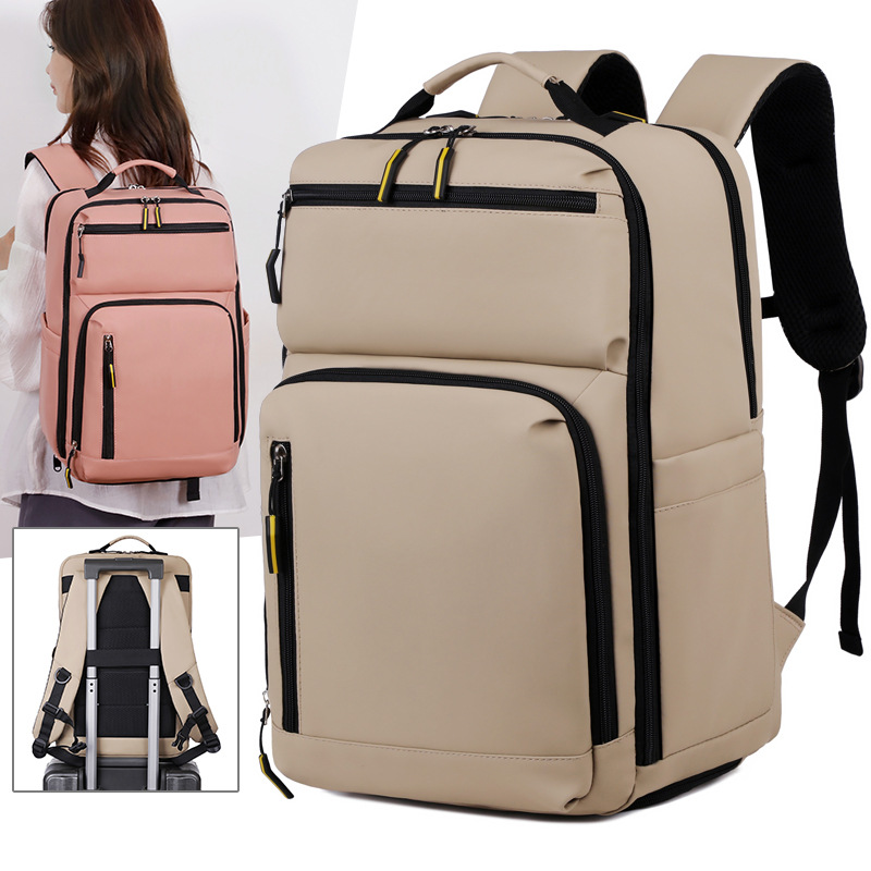 New casual and simple backpack, universal carry-on suitcase, backpack, independent dry and wet separation, large-capacity computer bag