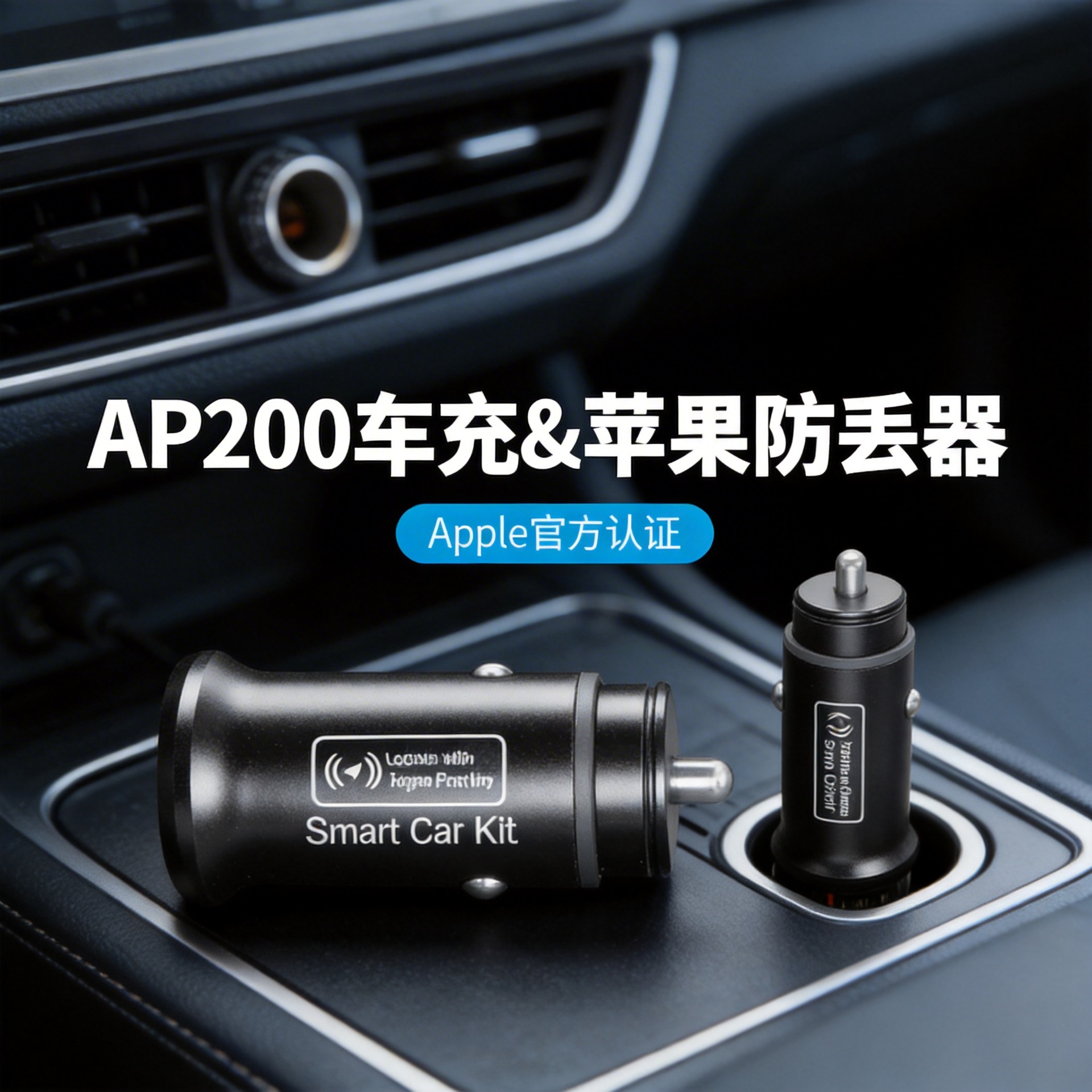 Suitable for cigarette lighter car charger car locator Apple dedicated intelligent anti-lost search navigation remote tracker
