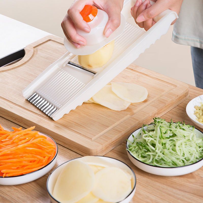 Multifunctional vegetable cutter kitchen cutting vegetable household shredding grater potato shreds hand guard grating shredded slicing grater board