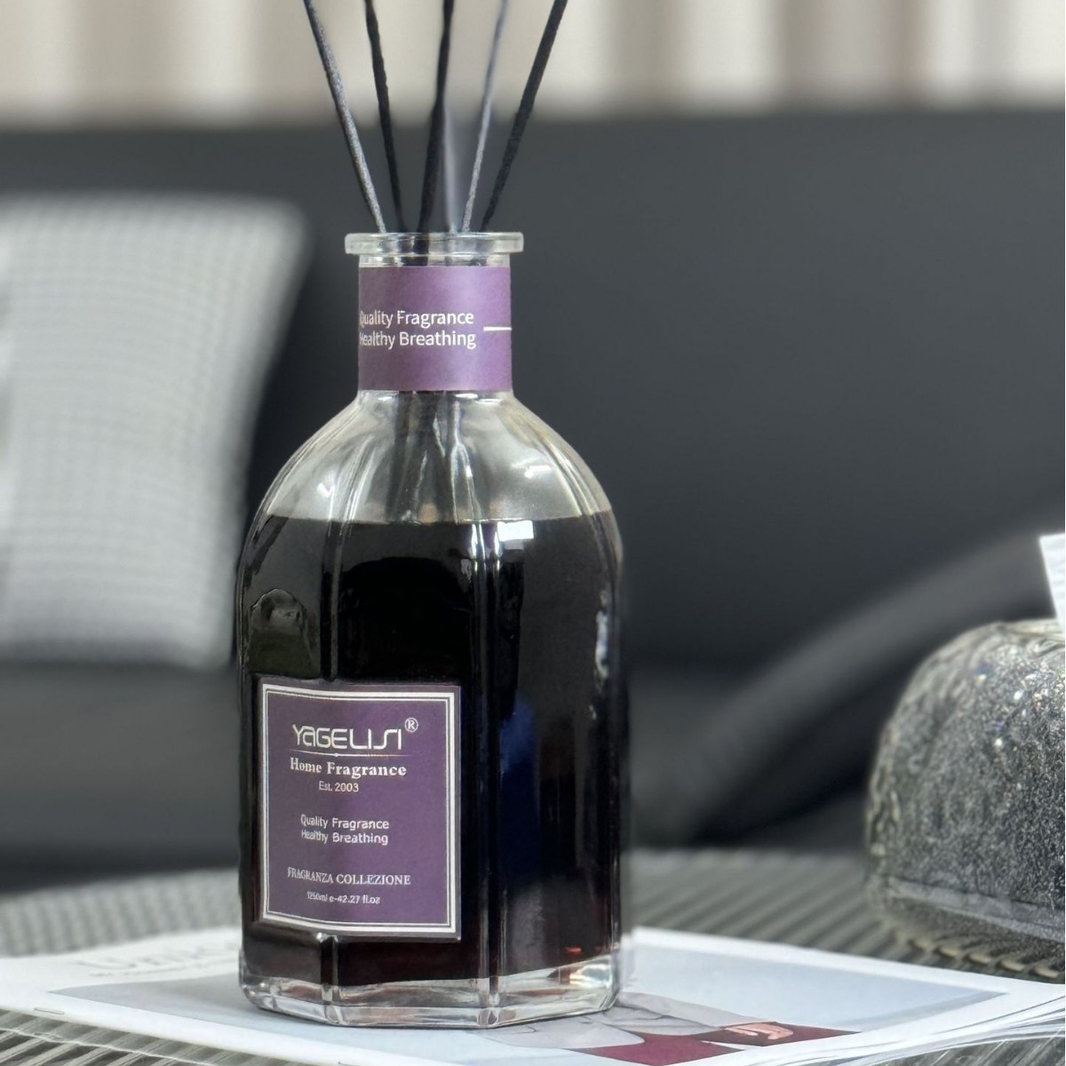 1 to 1 imitation fragrance drvanjes Italian fireless aromatherapy gift box set essential oil red wine noble fragrance diffuser