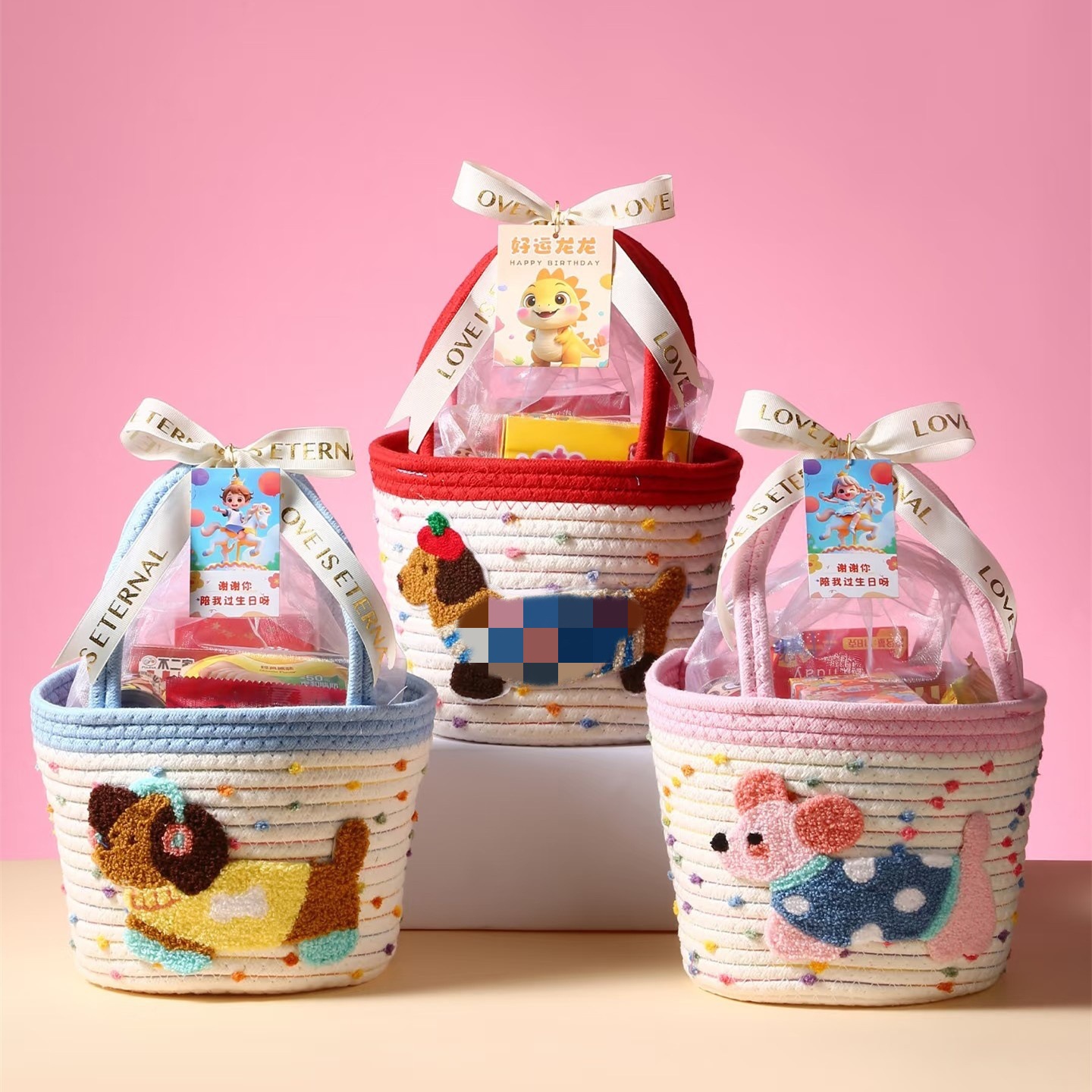 Dopamine storage box Kindergarten graduates’ day souvenir gift for ten-year-old full-month baby banquet one-year-old snack return gift box