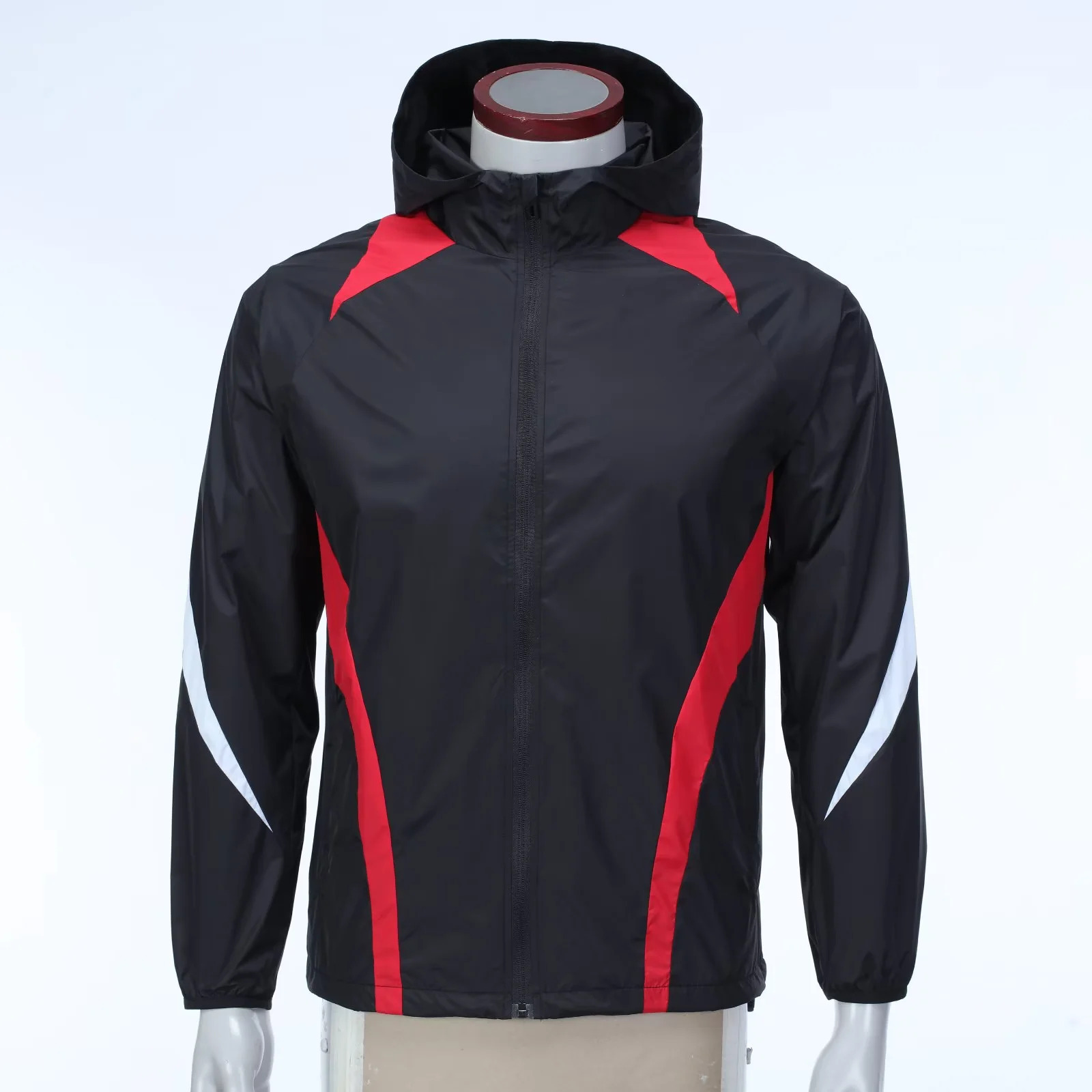 Huai'an Fan Club Football Training Sports Windbreaker Spring Hooded Cardigan Raincoat Jacket Charge Printing