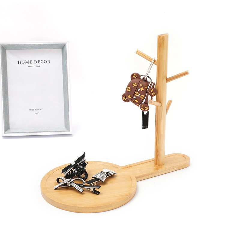 Move-in new home gift key storage entrance rack home decoration wholesale bracket wooden storage ornaments